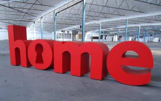 kæmpe store bogstaver i flamingo