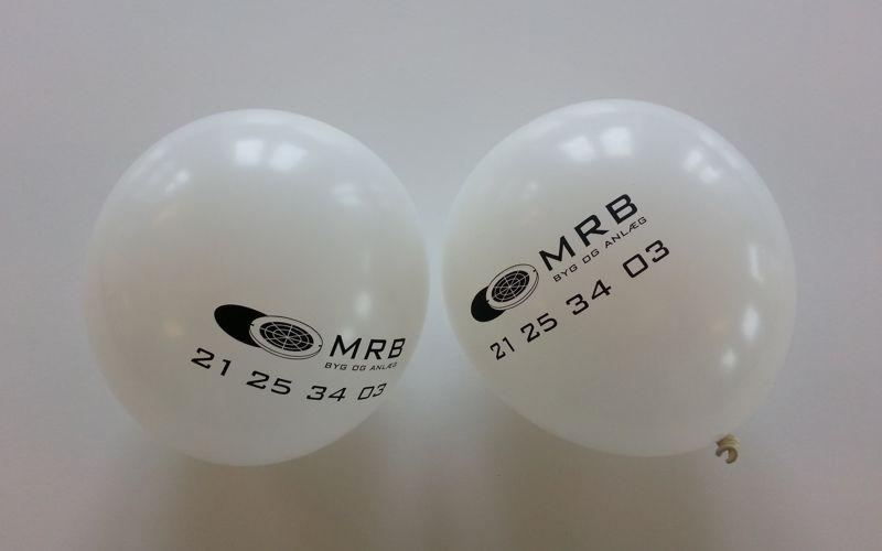 balloner med logo tryk