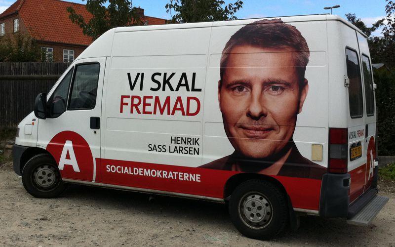 henrik sass larsen valgkampagne bildekoration